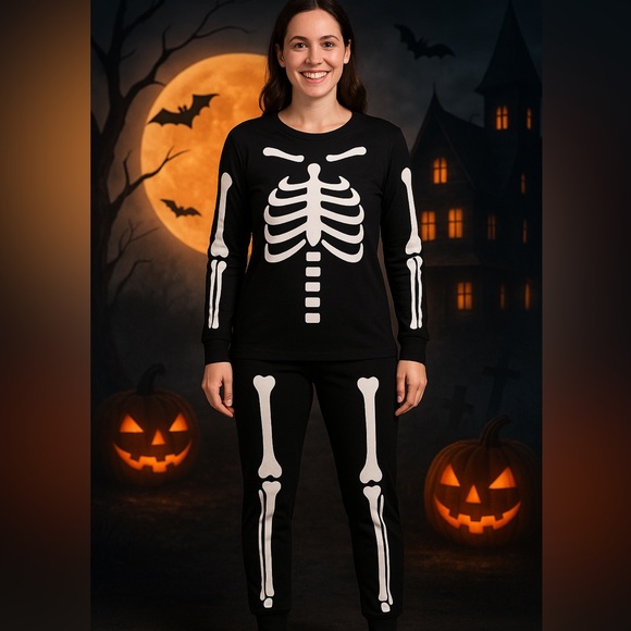 Hype & Seek Other - NWOT Hype & Seek Skeleton Pajama Set Size L